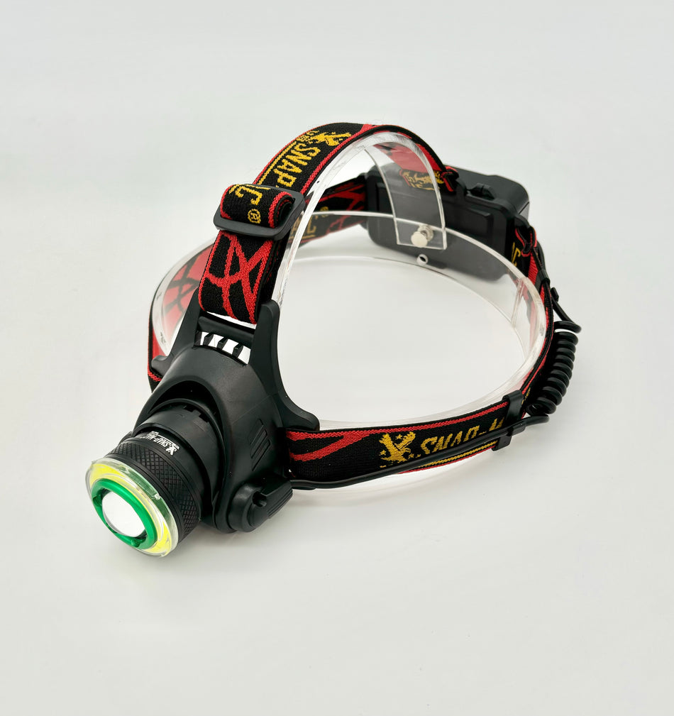 US SNAP MAC Led Headlamp 20,000LM Recharable Zoomable