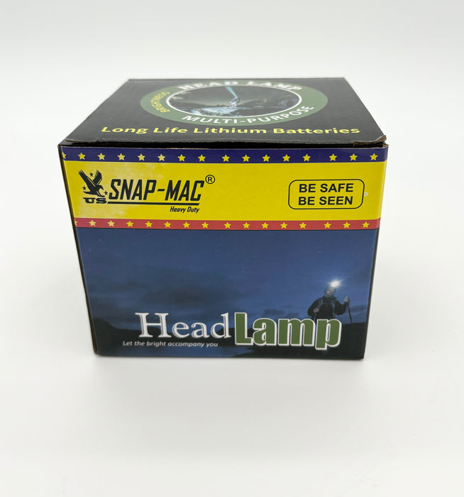 US SNAP MAC Led Headlamp 20,000LM Recharable Zoomable