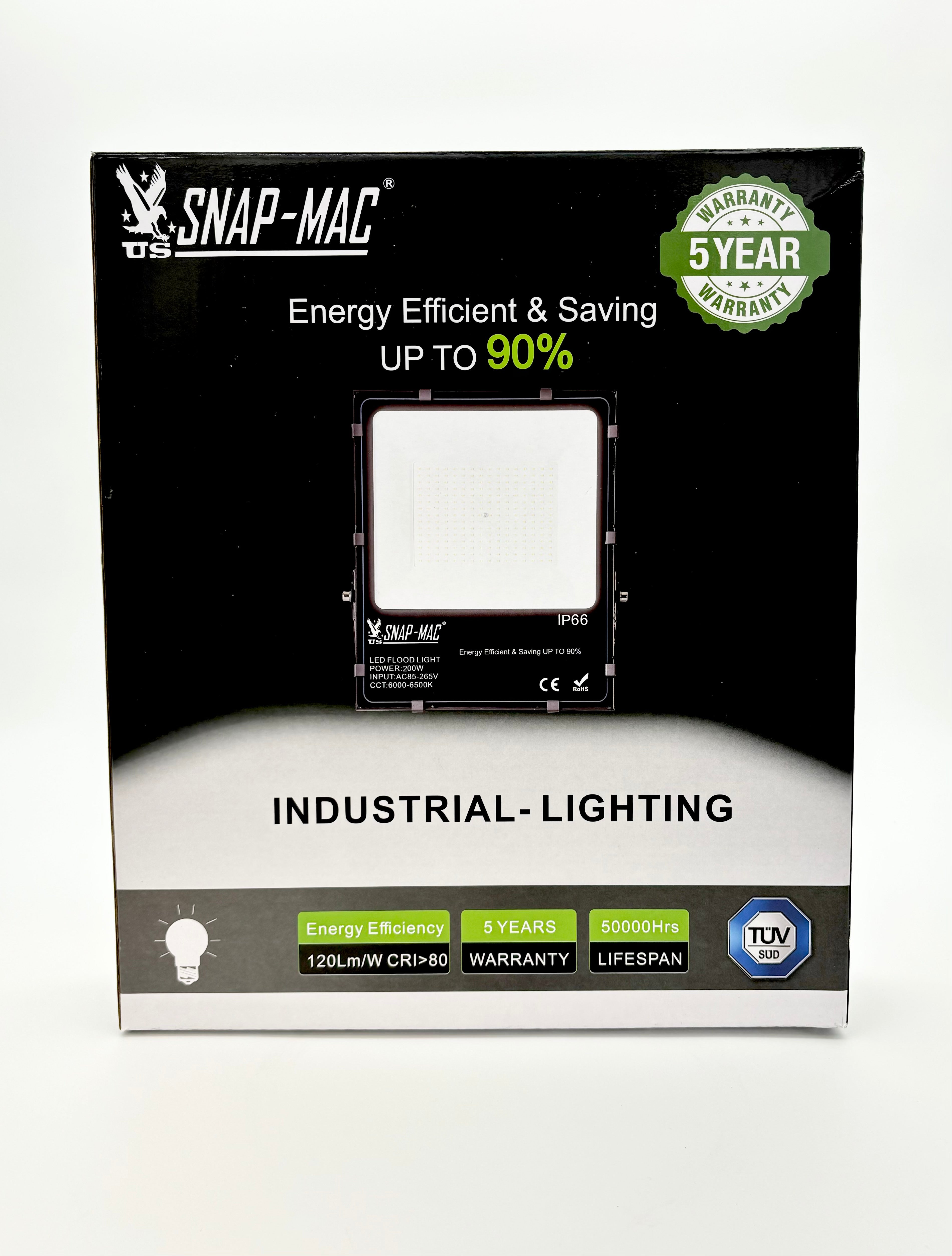 US-SNAP MAC IP66 200W 300W 400W LED Floodlight Outdoor Security Light Flood Garden Lights