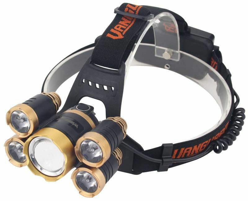 Vanguard Led Headlamp 20,000LM Recharable Zoomable VG0010